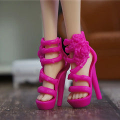 wholesale fashion trend Children kids baby toys Girls Gift Doll Accessories nice shoes bjd For Monster High original Dolls 1/6 7