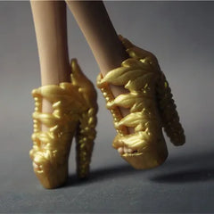 wholesale fashion trend Children kids baby toys Girls Gift Doll Accessories nice shoes bjd For Monster High original Dolls 1/6 7