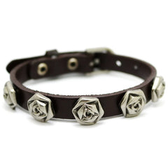 Neues Damen-Accessoires-Armband mit Schnalle und Blumenmuster 2020, lässiges Lederarmband für Damen mit Blumen im Retro-Stil, modischer Charme, Pulseira