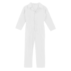 Kid's Coverall Boys Child Casual Jumpsuit Pants Fashion Long Sleeve Turndown Collar Zipper Mechanic Costume Flight Suit Overalls