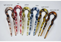 Women hair accessories 2022 vintage hair sticks abs plastic haar accessoires fashion hair clips for women