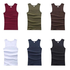 Men's Gyms Casual Tank Tops Bodybuilding Fitness T Shirts Muscle Sleeveless Singlet Top Vest Tank man's Breathable clothes
