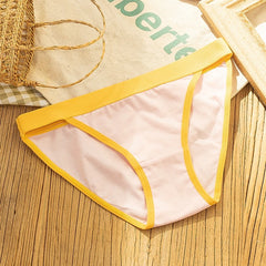 Women's Sports Comfortable Underwear Ladies Pure Cotton Seamless Underwear Underwear Girls Mid-waist Breathable Underwear Briefs