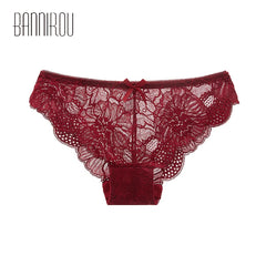 Underwear For Woman Sexy Lace Briefs Women Panties Mid-Rise High Quality Female Panties Woman Underwear Intimates 1Pcs BANNIROU