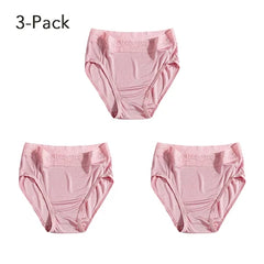 Underwear for Women Real Silk Brief Ladies Panties Hipster Panty Sexy Lace Plus size seamless Mid Waisted 3 Pack M-2XL