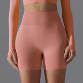 Summer High Waist Hip Lift Fitness Pants Women Sports Belly Contracting Cycling Tights Peach Hip Yoga Short - kinko Global Holdings inc