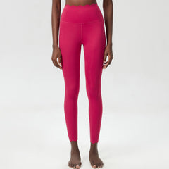 Small Wave Yoga Pants Plus Size Lycra Milk Leather Tight Trousers For Women - kinko