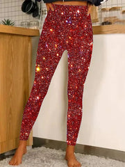 European And American Leggings Sequined Casual Outdoor Pants - kinko