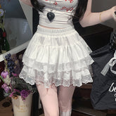 Women's Patchwork Cake Hot Girl Short Skirt - kinko