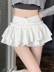 Korean Style Hot Girl Fashion High Waist Slimming A- Line Skirt - kinko
