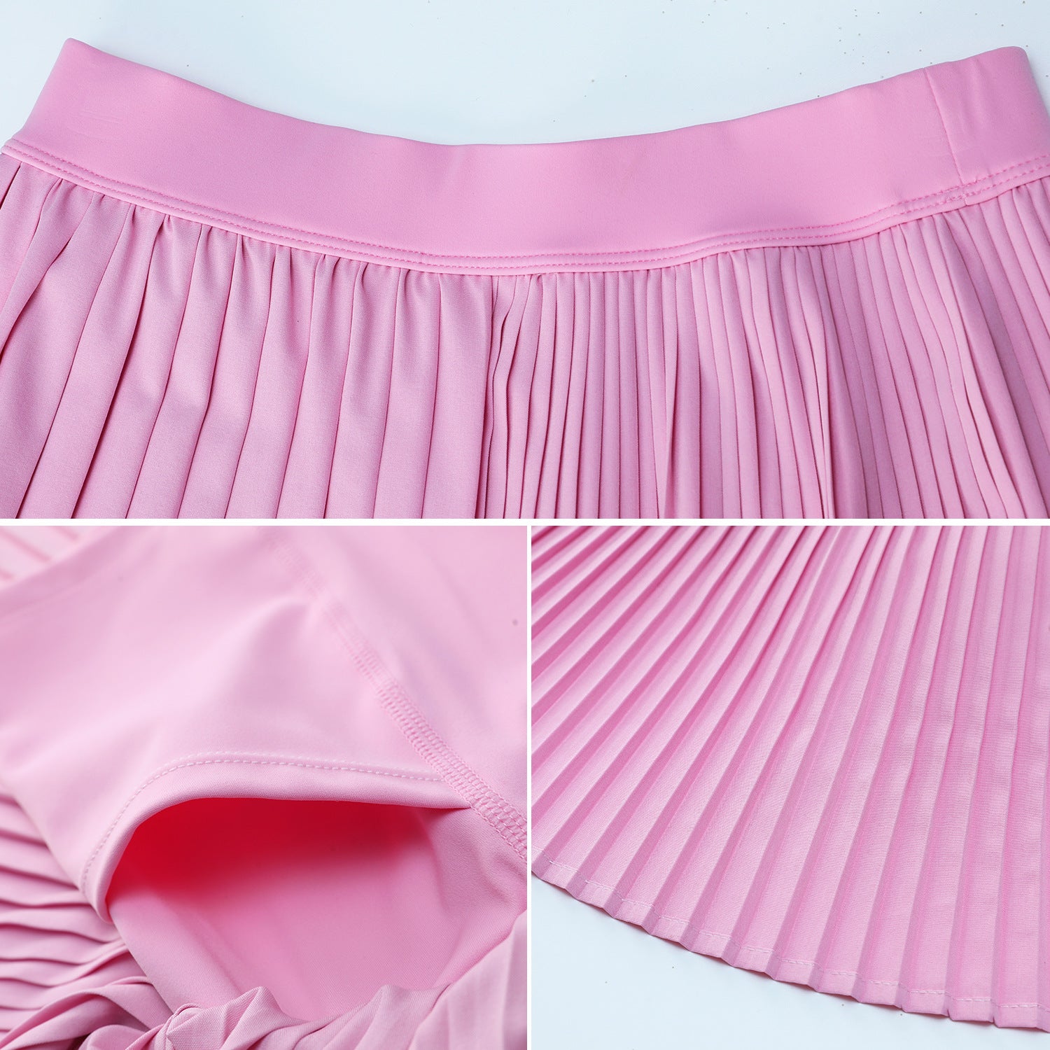 Anti-exposure Tennis Skirt Fitness Stitching Pleated Yoga Skirts - kinko
