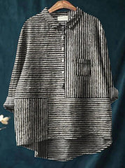 Loose Print Crew Neck Casual Plus Size Women's T-shirt - kinko