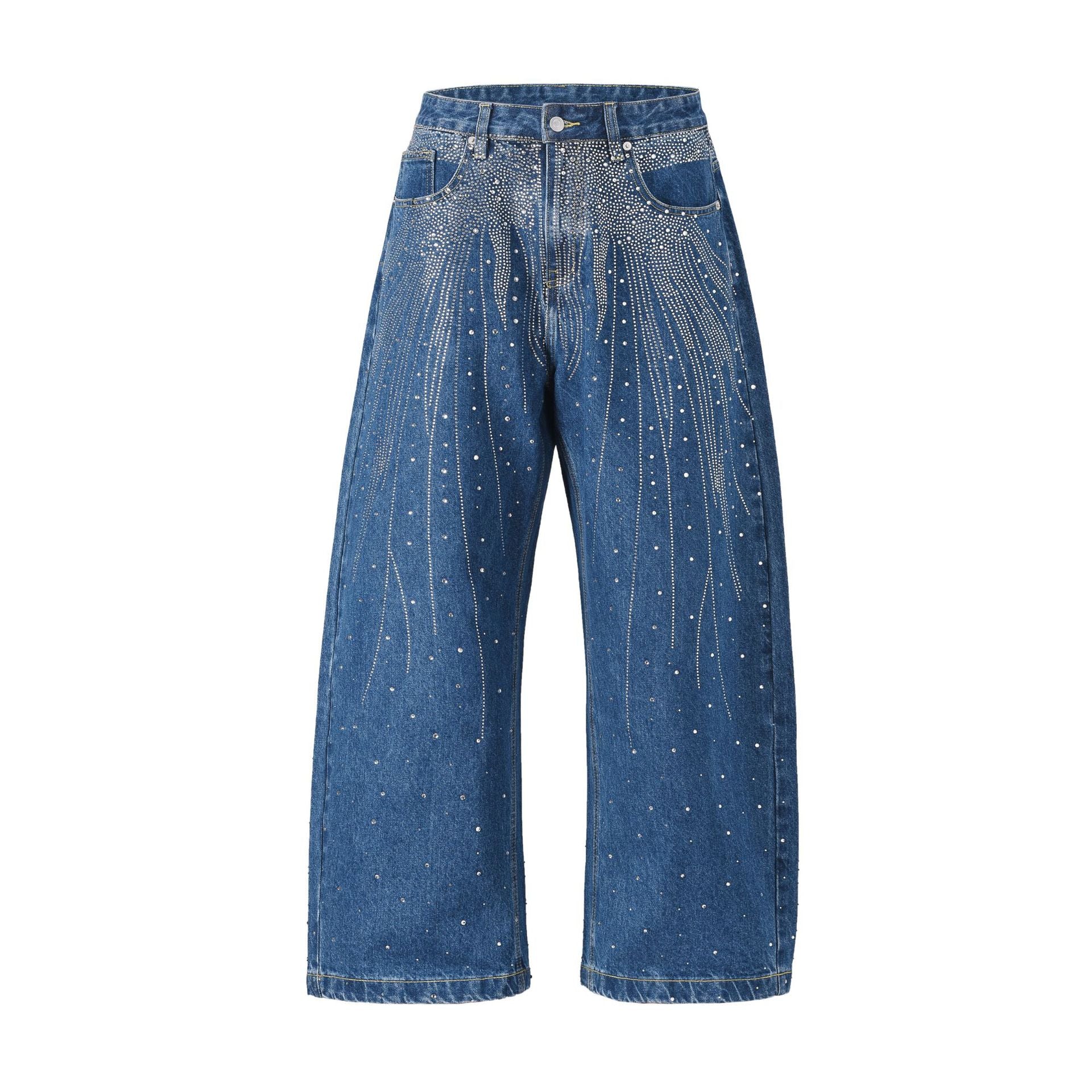 European And American High Street Loose-fitting Wide-leg Trousers - kinko
