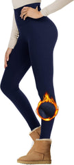 Velvet Padded Leggings High Waist Warm Hiking Workout Lady - kinko