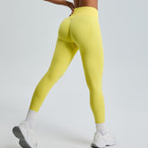 Sports Running Yoga Clothes High Waist Hip Lift Quick-drying Slim Fit Fitness Pants - kinko