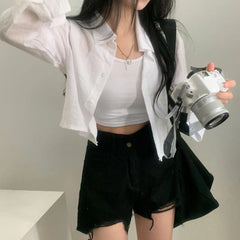 Striped Shirt Women's Long Sleeve Sun Protection Shirt - kinko