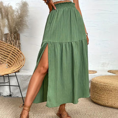 Spring And Summer High-grade Long Skirt Women - kinko