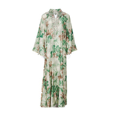 Summer Gown Dress Printed Dress - kinko
