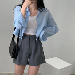 Striped Shirt Women's Long Sleeve Sun Protection Shirt - kinko