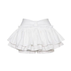 Korean Style Hot Girl Fashion High Waist Slimming A- Line Skirt - kinko