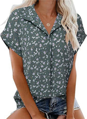 Casual All-matching Fashion Trend Stripes Women's Shirt Top - kinko