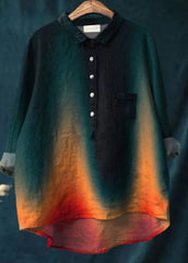 Loose Print Crew Neck Casual Plus Size Women's T-shirt - kinko