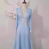 Light Luxury Minority Temperament Long Sleeve Performance Costume - kinko