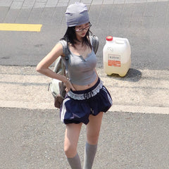 Personalized Hot Girl Low Waist Self-tie Lace Lace Splicing Skirt - kinko