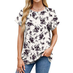 Personality Loose-fitting T-shirt Top Women - kinko