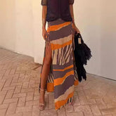 Seaside Beach Vacation Women's Split Skirt - kinko