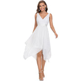 Women's Lace Chiffon Cocktail Ball Gown - kinko