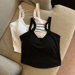 Women's Underwear Outer Wear Pure Desire Short Top - kinko