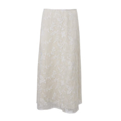 Sexy Low Waist Crocheted Flower Fashion Temperament Slim Skirt - kinko