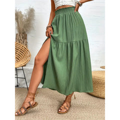 Spring And Summer High-grade Long Skirt Women - kinko