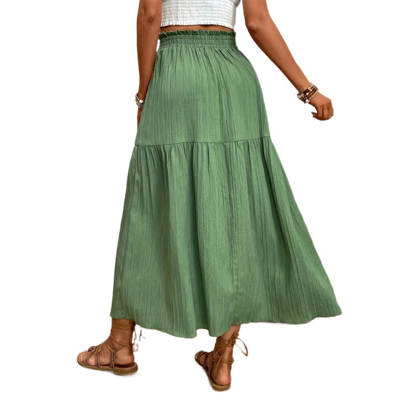 Spring And Summer High-grade Long Skirt Women - kinko