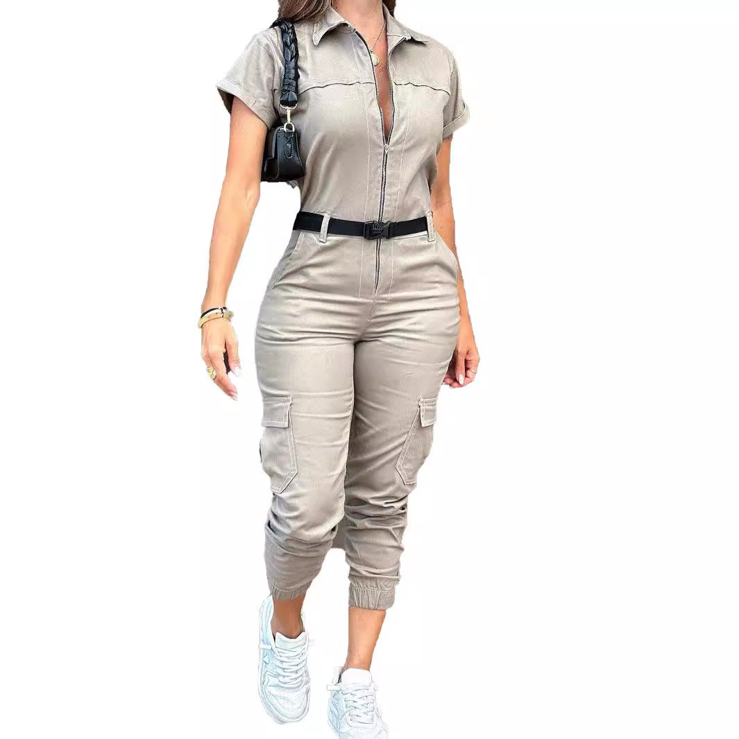 Women's Casual Work Clothes Jumpsuit - kinko