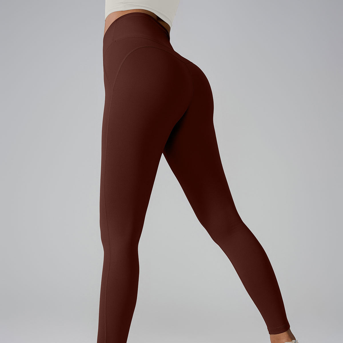 New Sports Trousers Pocket High Waist Seamless Nude Feel Yoga Pants - kinko