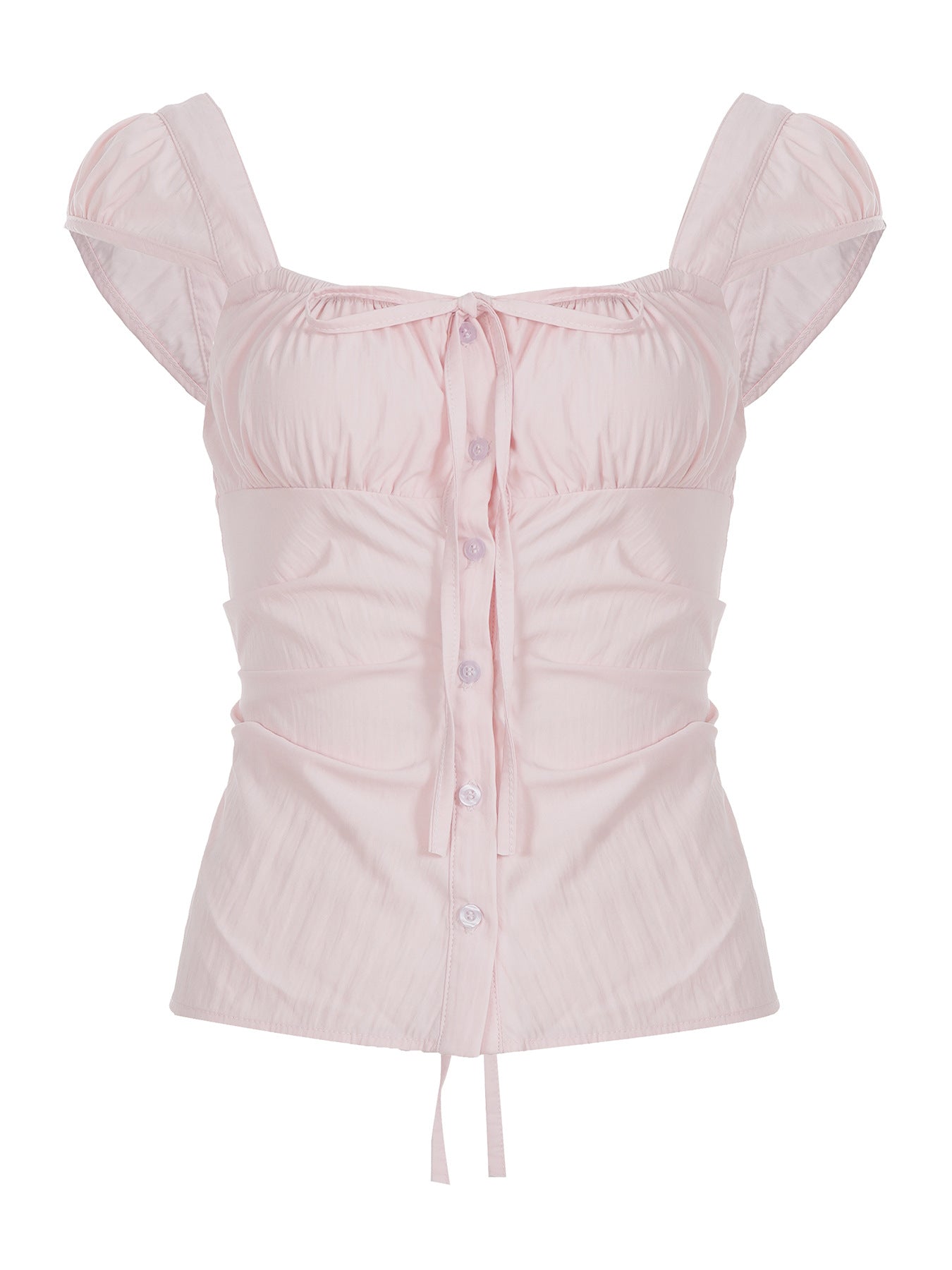 Sweetheart Age-reducing Square Collar Slimming Top - kinko