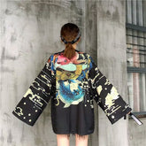 Men's All-match Loose 3D Printed Coat Cardigan - kinko