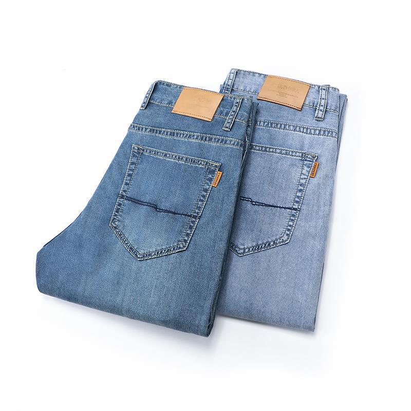 Fashion Personality Tencel Ultra-thin Jeans Men - kinko