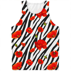 Summer Men Clothing Gym Tank Top Zebra Stripe Pattern 3D Print Harajuku Sleeveless T Shirt Daily Fitness Vest Oversized Singlets