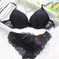 Women Sexy Lingerie Set Fashion Lace Lingerie Sets For Ladies Soild Color Bra Comfortable Intimates Underwear Suit Female