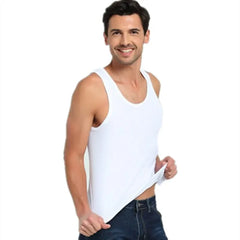 HOT Sale Men's Casual Tank Tops Summer Bodybuilding Sleeveless Vest Square Collar Fashion Male Tees Workout Vest Factory Outlet