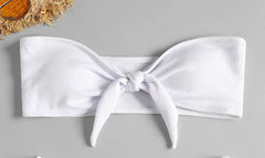 Brazilian Women's Low Waisted Thong Bikini Bottoms Solid Swimwear Red White Black Summer Push Up Bathing Suit for Beach Poolside