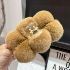 Haarklammern-Zubehör für Frauen, pelzige Nadeln, Clips, Cheveux Bandeau, koreanische Mode, Pinza Pelo Haarspangen, Cheveux Femme Haarschmuck