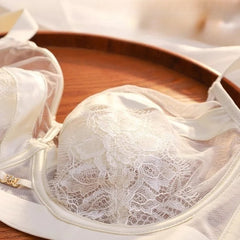 Women's underwear plus size bras Bralette French Chic Skin Friendly and Comfortable Breathable Lace Hot Sexy Non Padded Thin