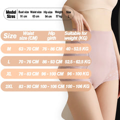 Women's Seamless Underwear Female Panties Quality Lace Antibacterial Woman High Waist Soft Silk Panty Underpants