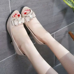 2024 Female Stiletto High Heel Shoes Woman Pumps Sexy Open Toe Fish Mouth Shoes Woman Bowknot Party Sandals Ladies Summer Shoes