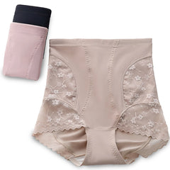 Women's Seamless Underwear Female Panties Quality Lace Antibacterial Woman High Waist Soft Silk Panty Underpants