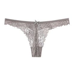 Sexy Damen-Spitzenwäsche, Hüfthöschen mit Stickerei, transparenter String mit Cut-outs, Damen-G-String